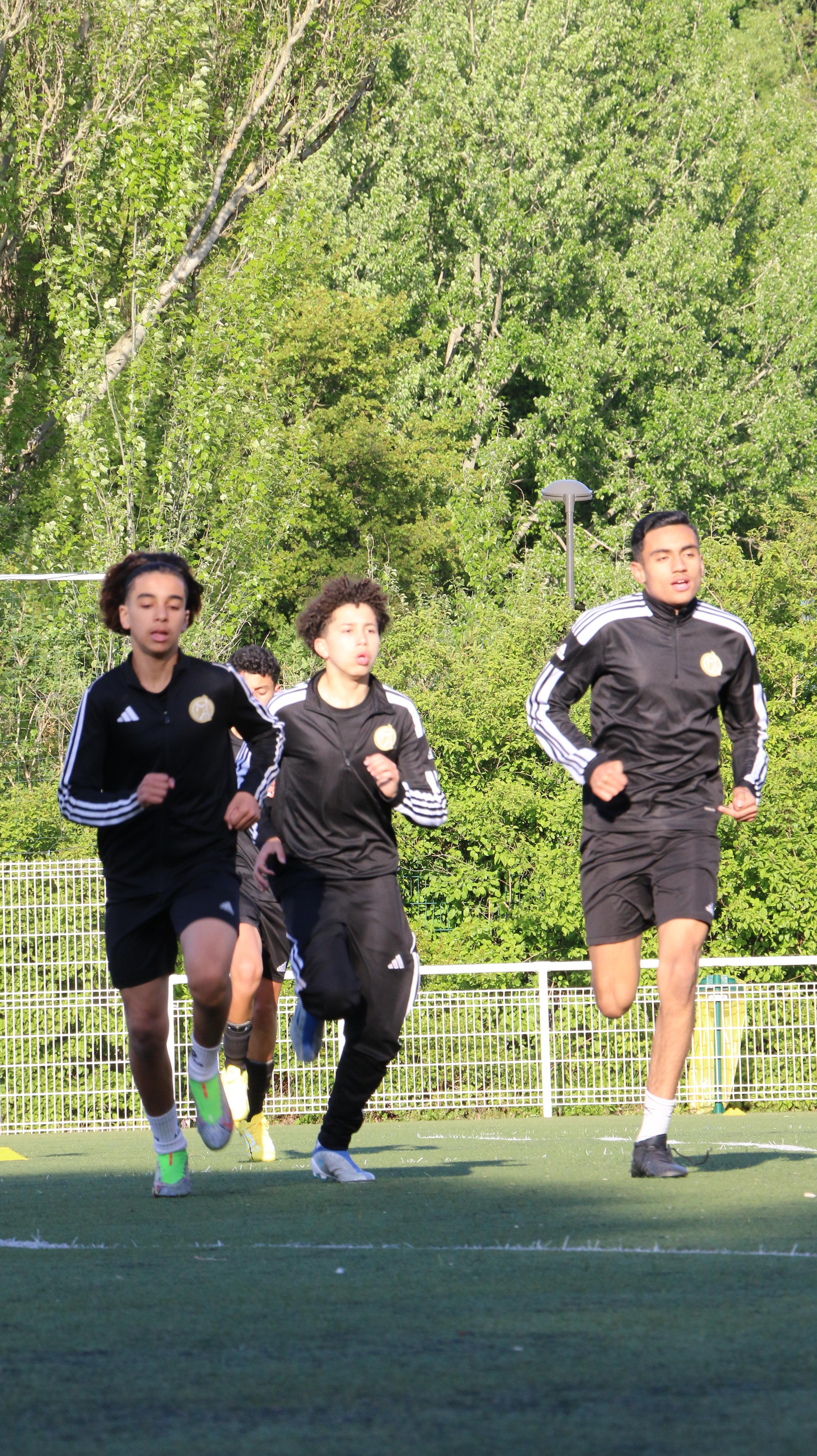 Image de l'entraînement des U15