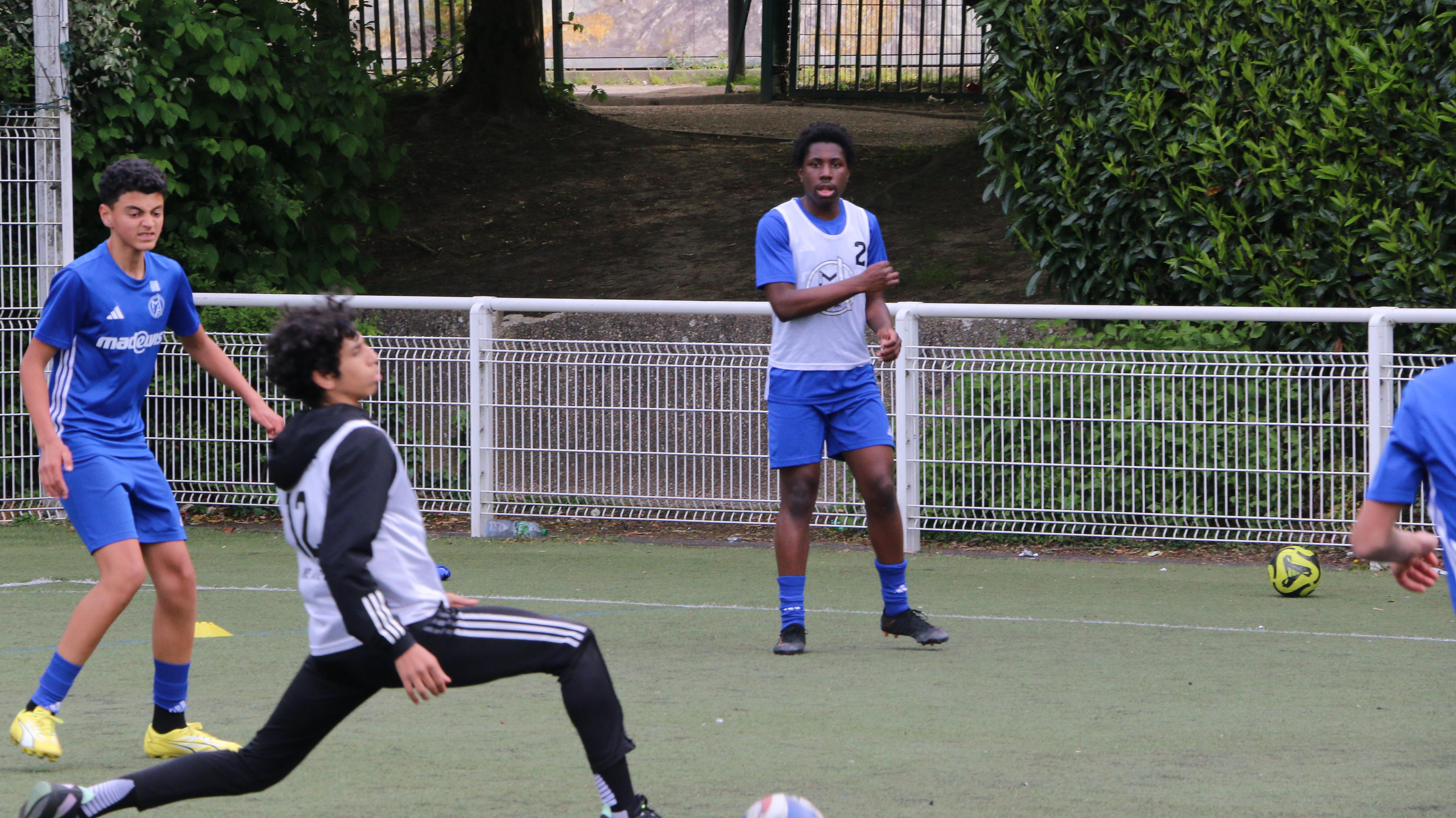 Image de l'entraînement des U15