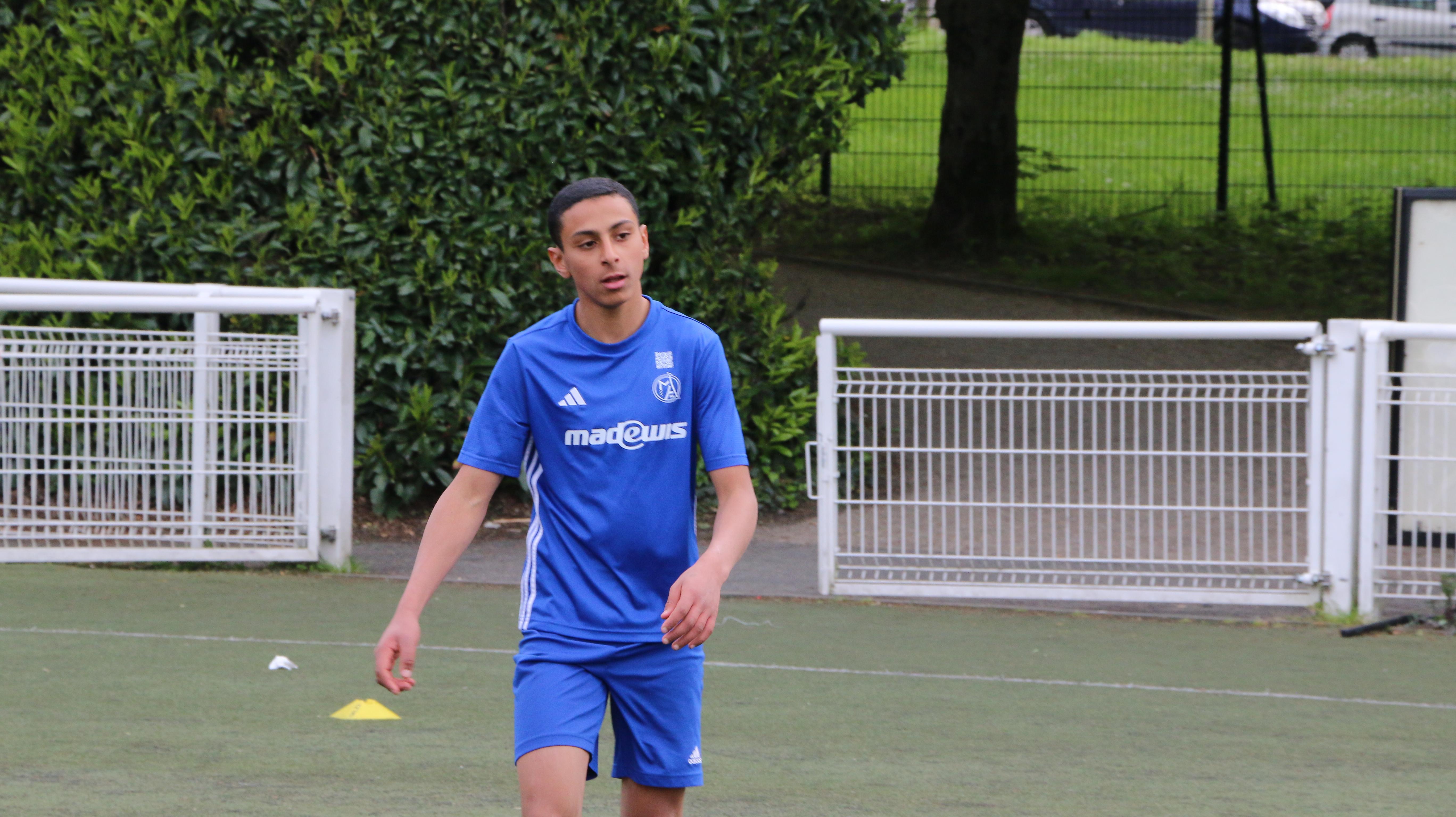 Image de l'entraînement des U15