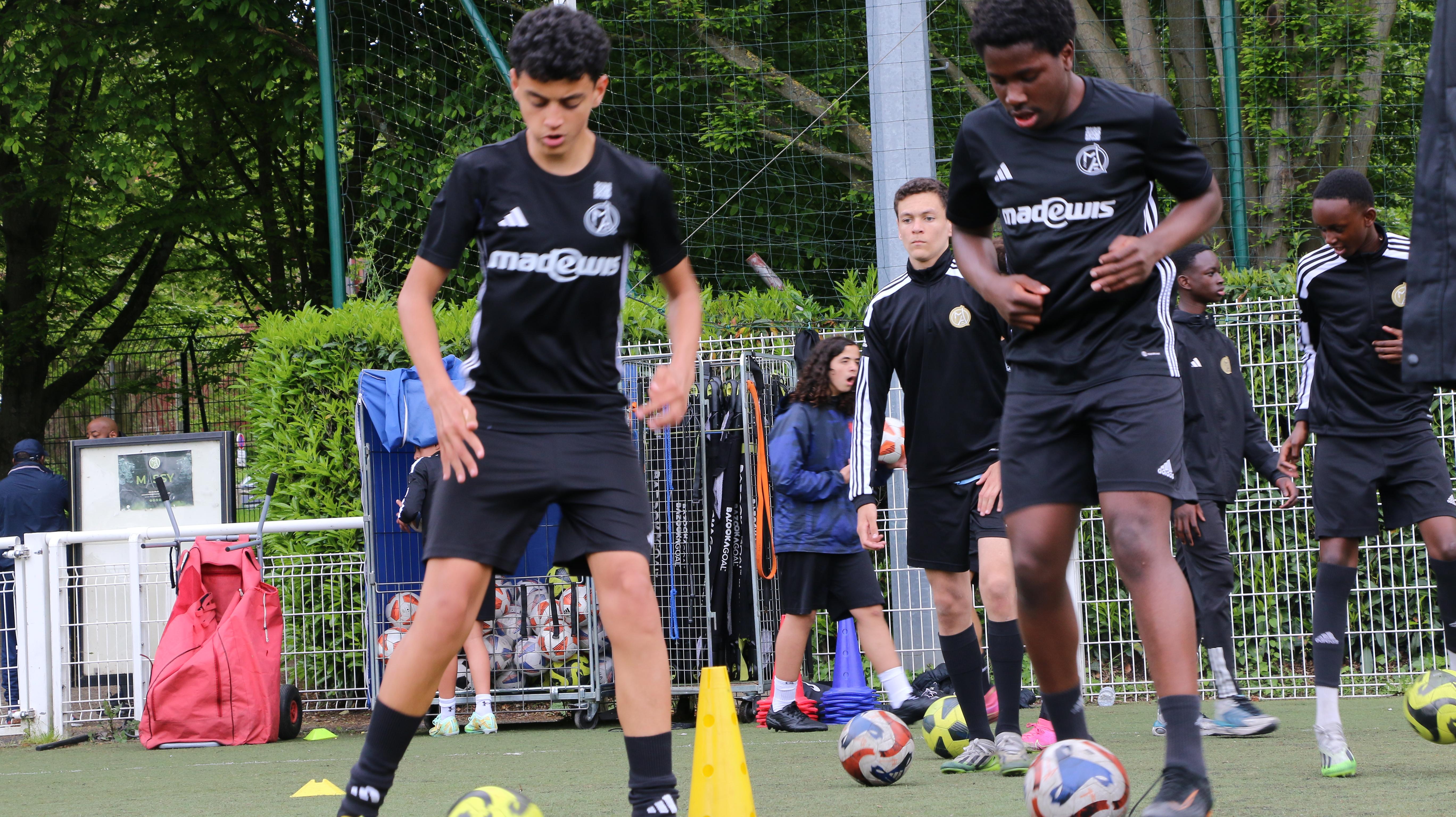 Image de l'entraînement des U15