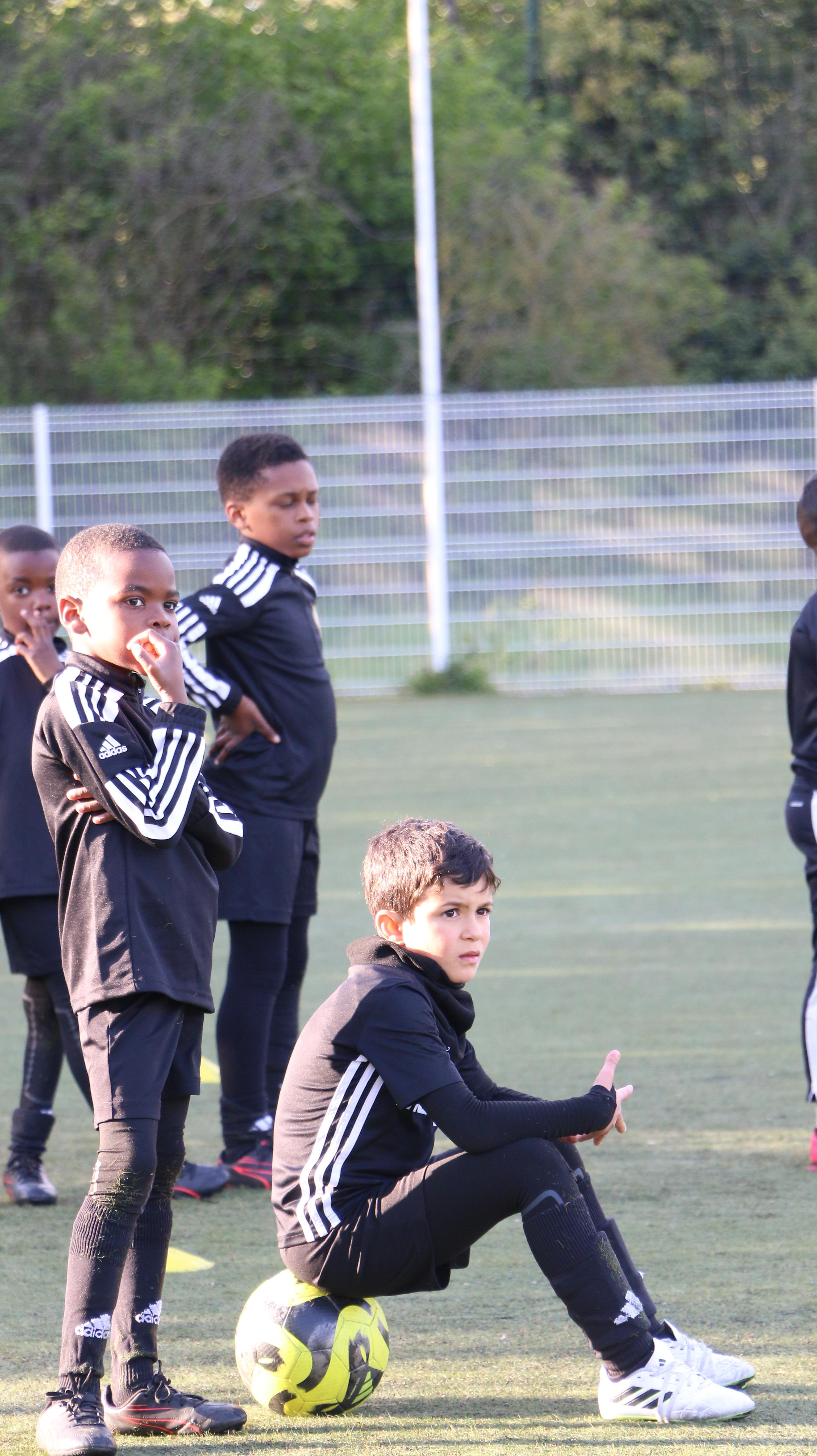Image de l'entraînement des U8, U9 et U10