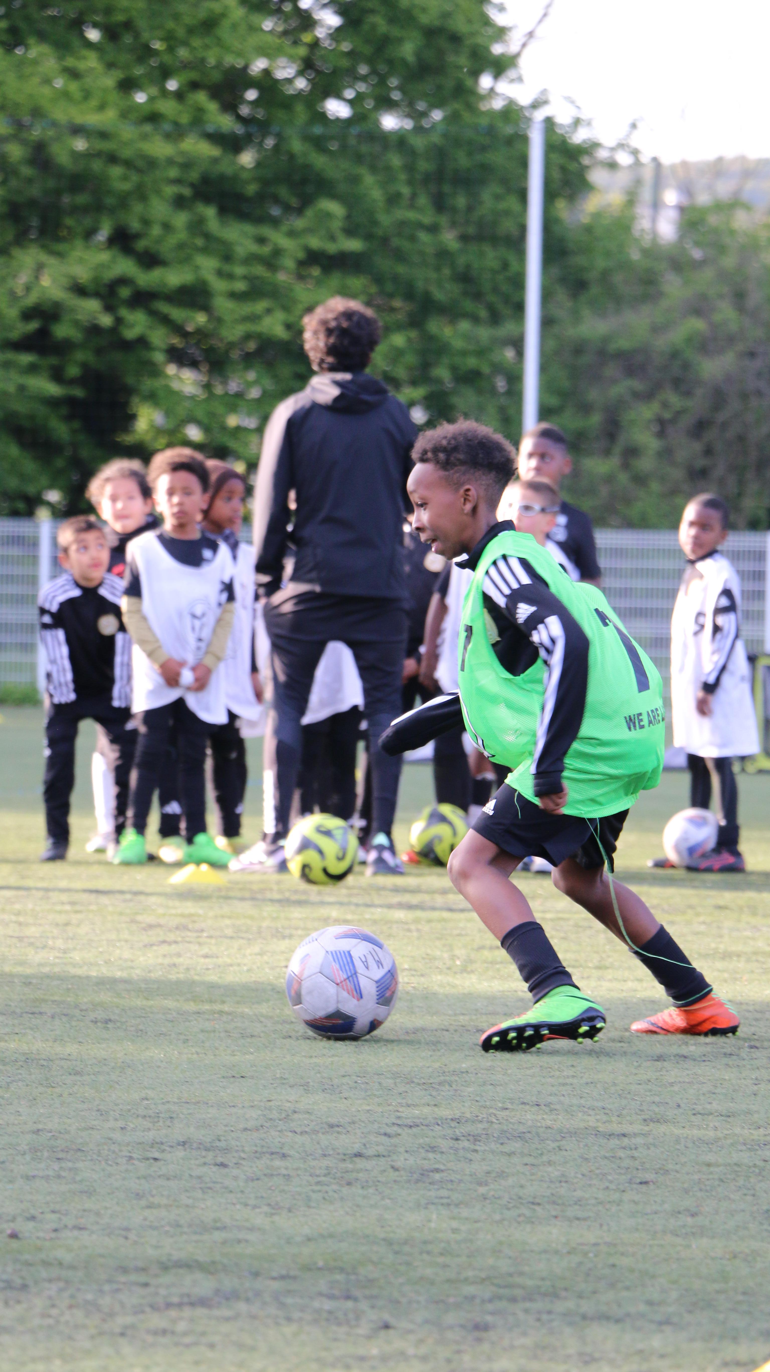 Image de l'entraînement des U8, U9 et U10