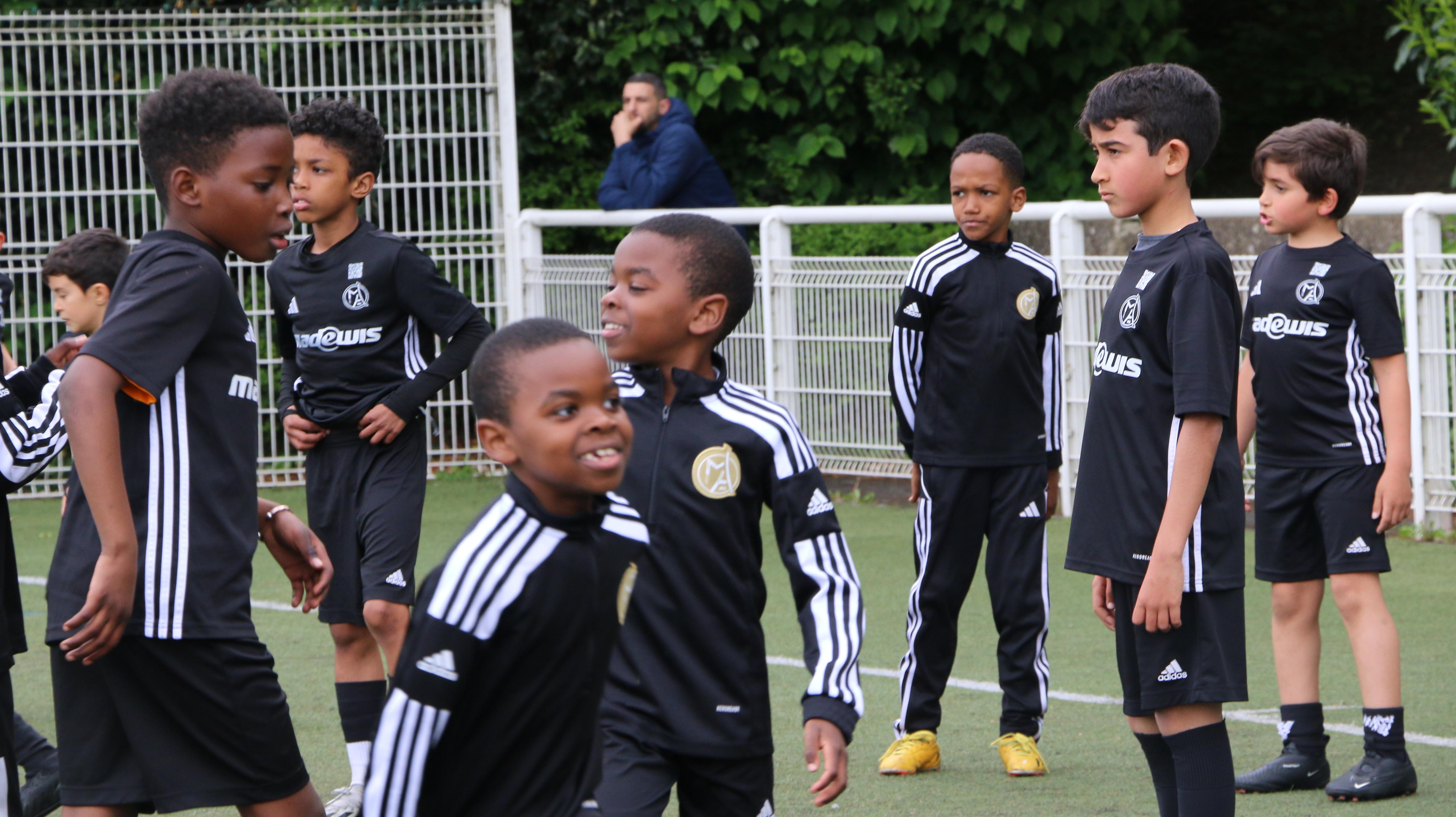Image de l'entraînement des U8, U9 et U10