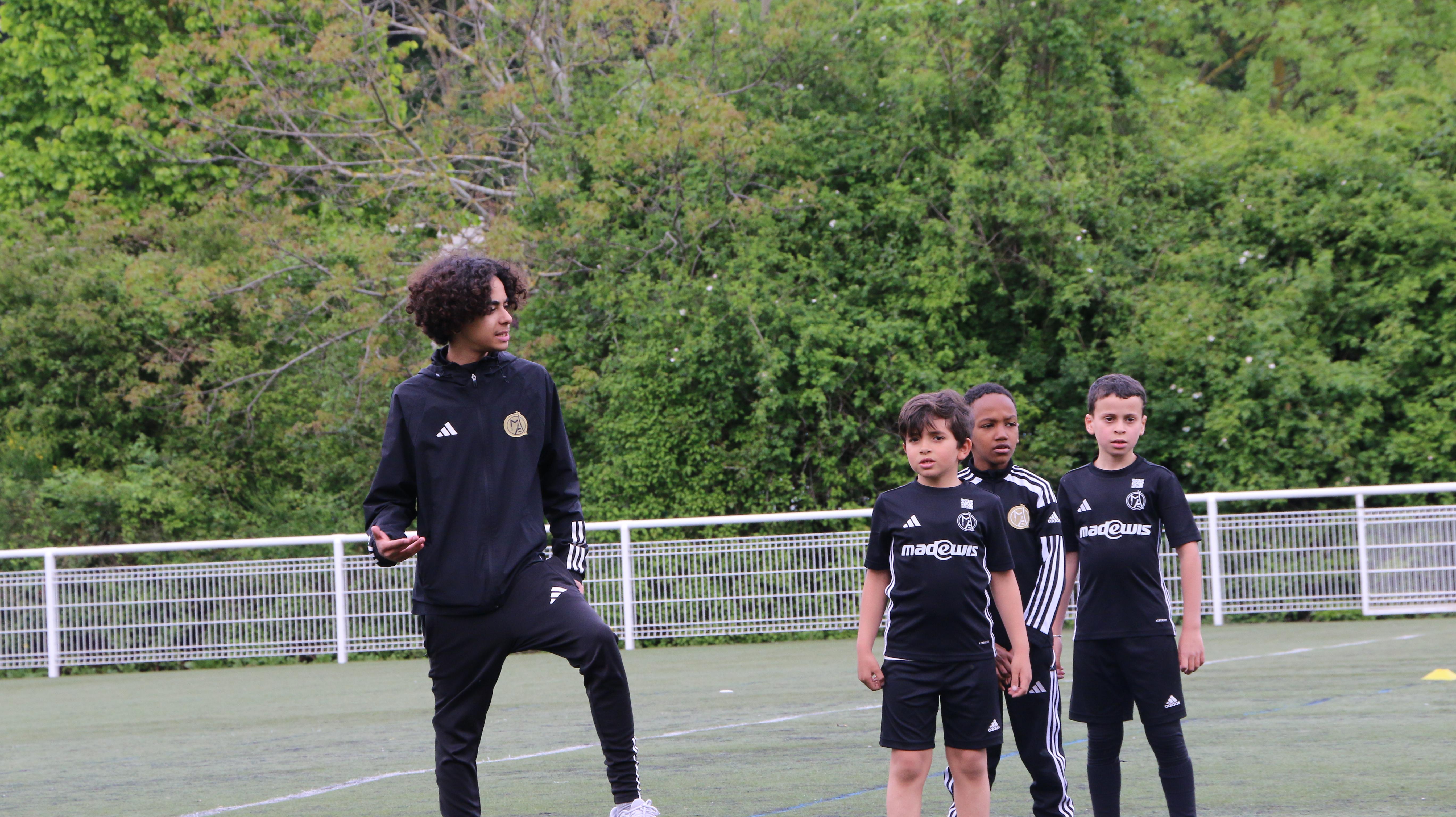 Image de l'entraînement des U8, U9 et U10