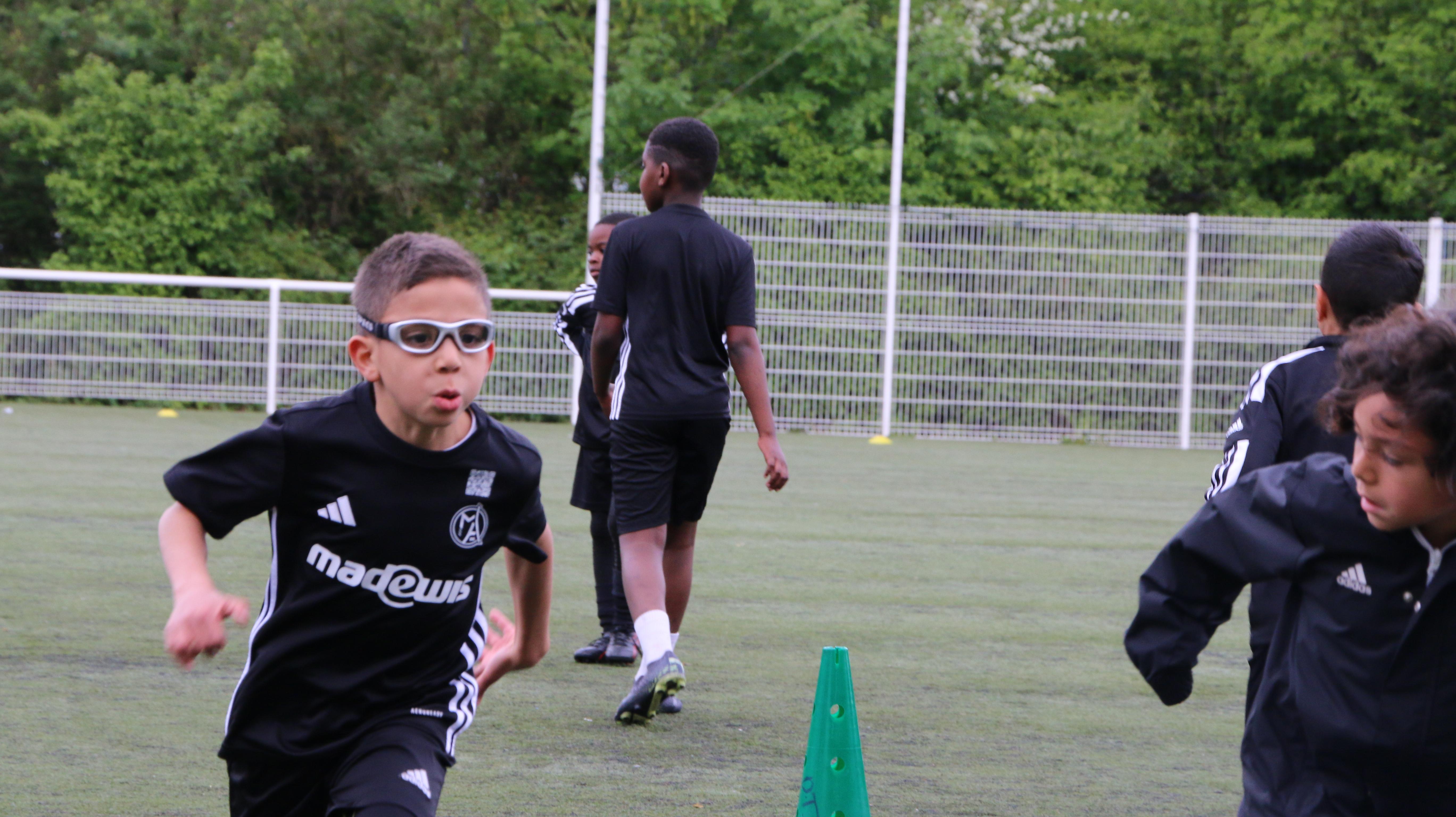 Image de l'entraînement des U8, U9 et U10