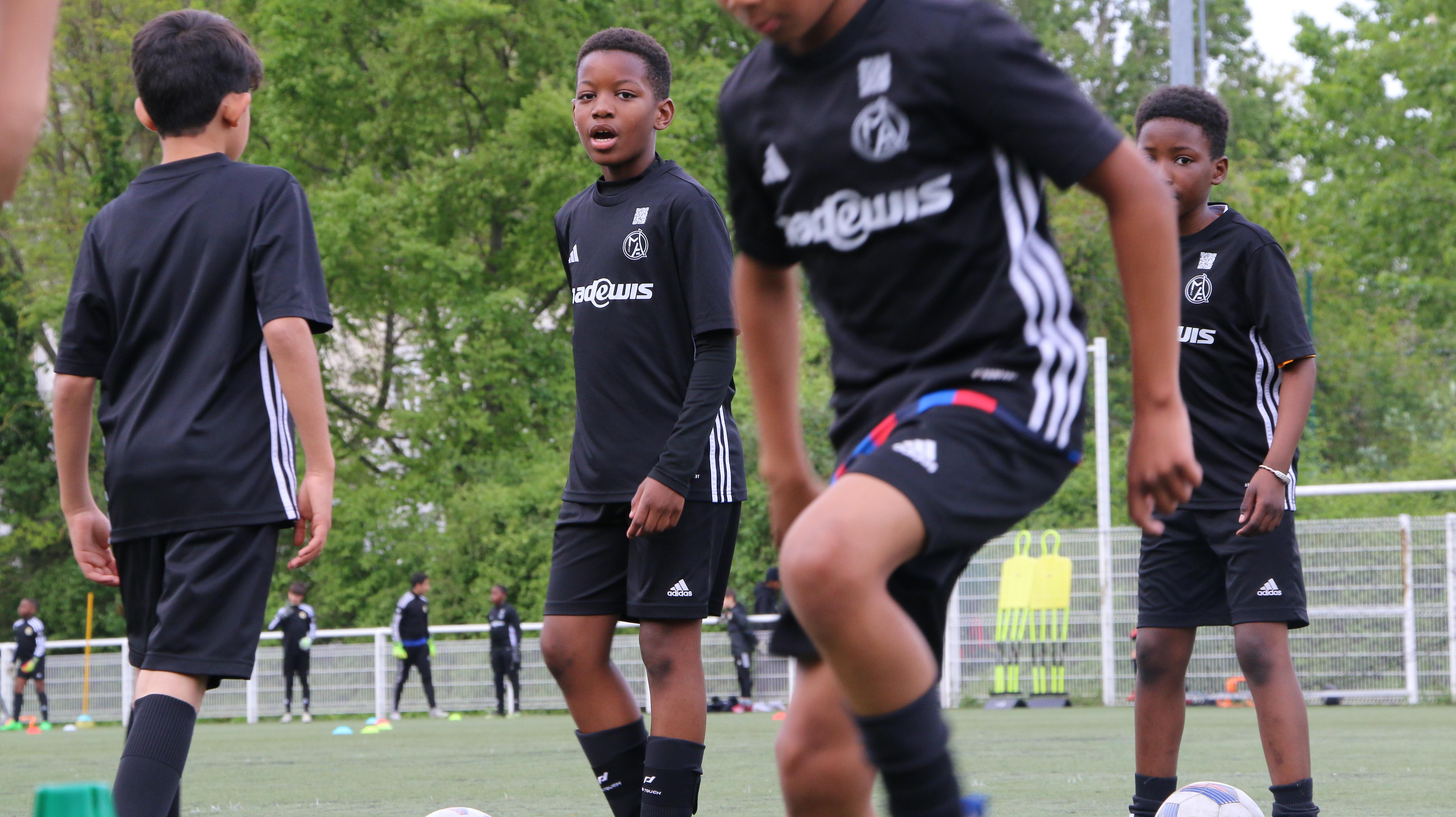 Image de l'entraînement des U8, U9 et U10
