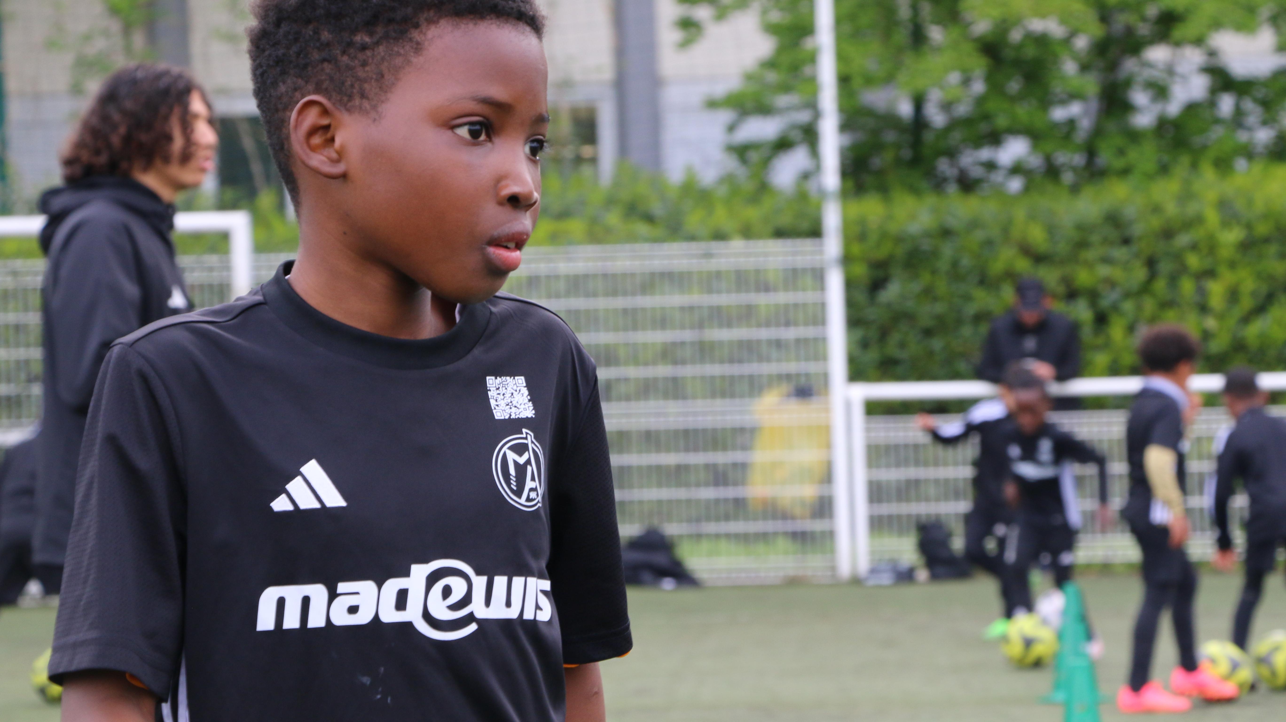 Image de l'entraînement des U8, U9 et U10
