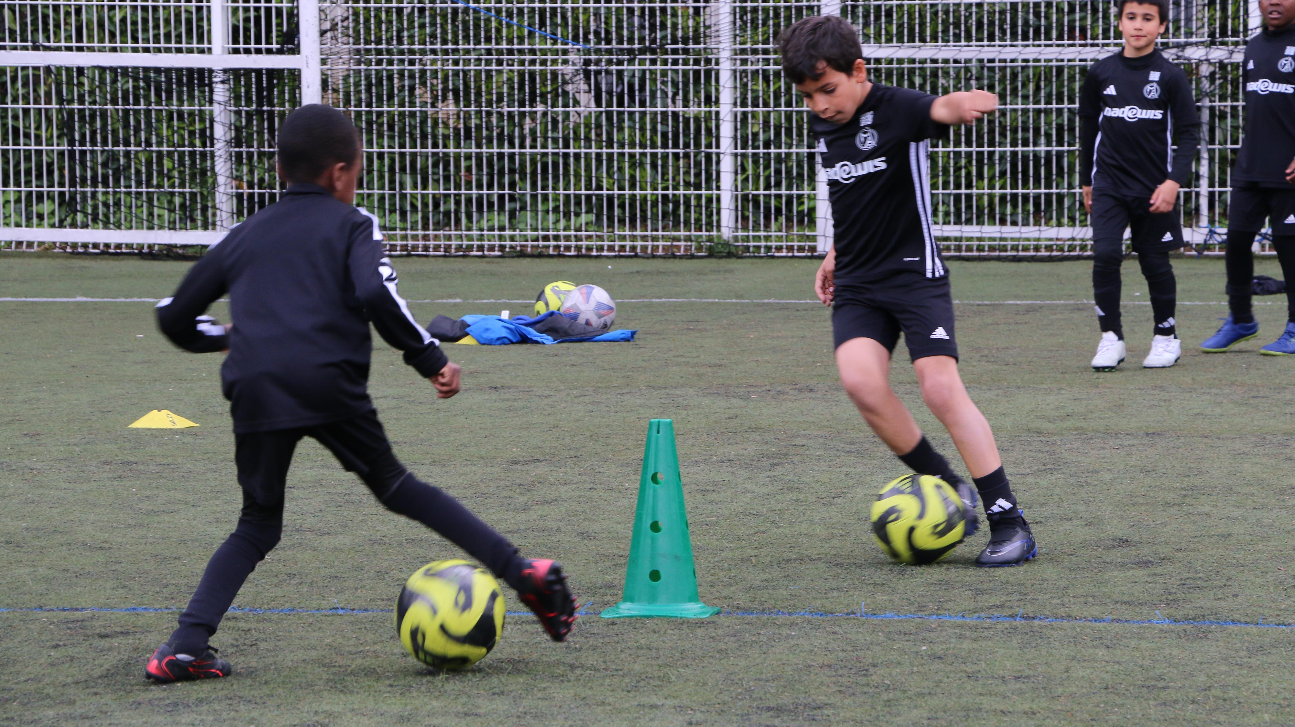 Image de l'entraînement des U8, U9 et U10