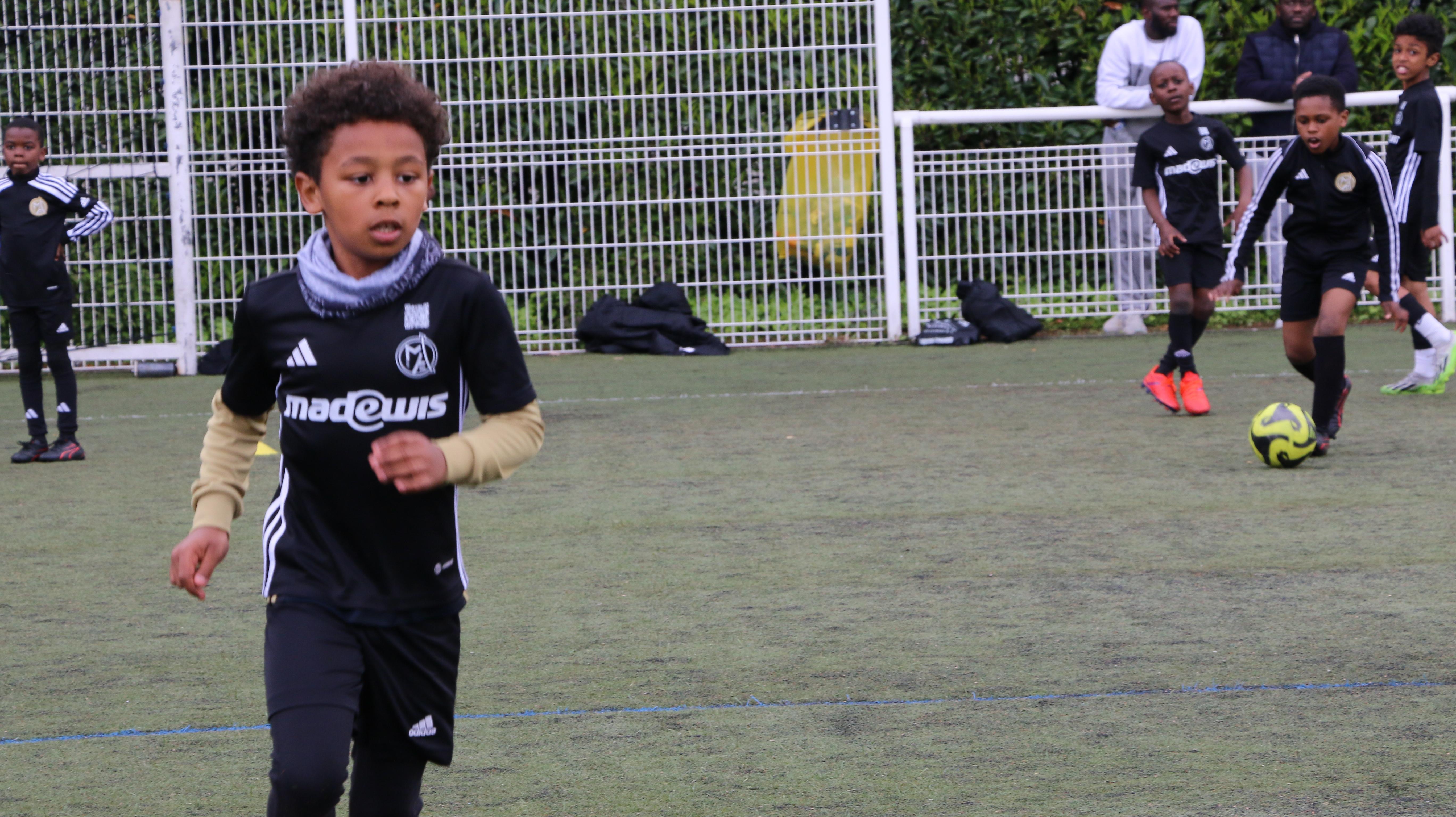 Image de l'entraînement des U8, U9 et U10