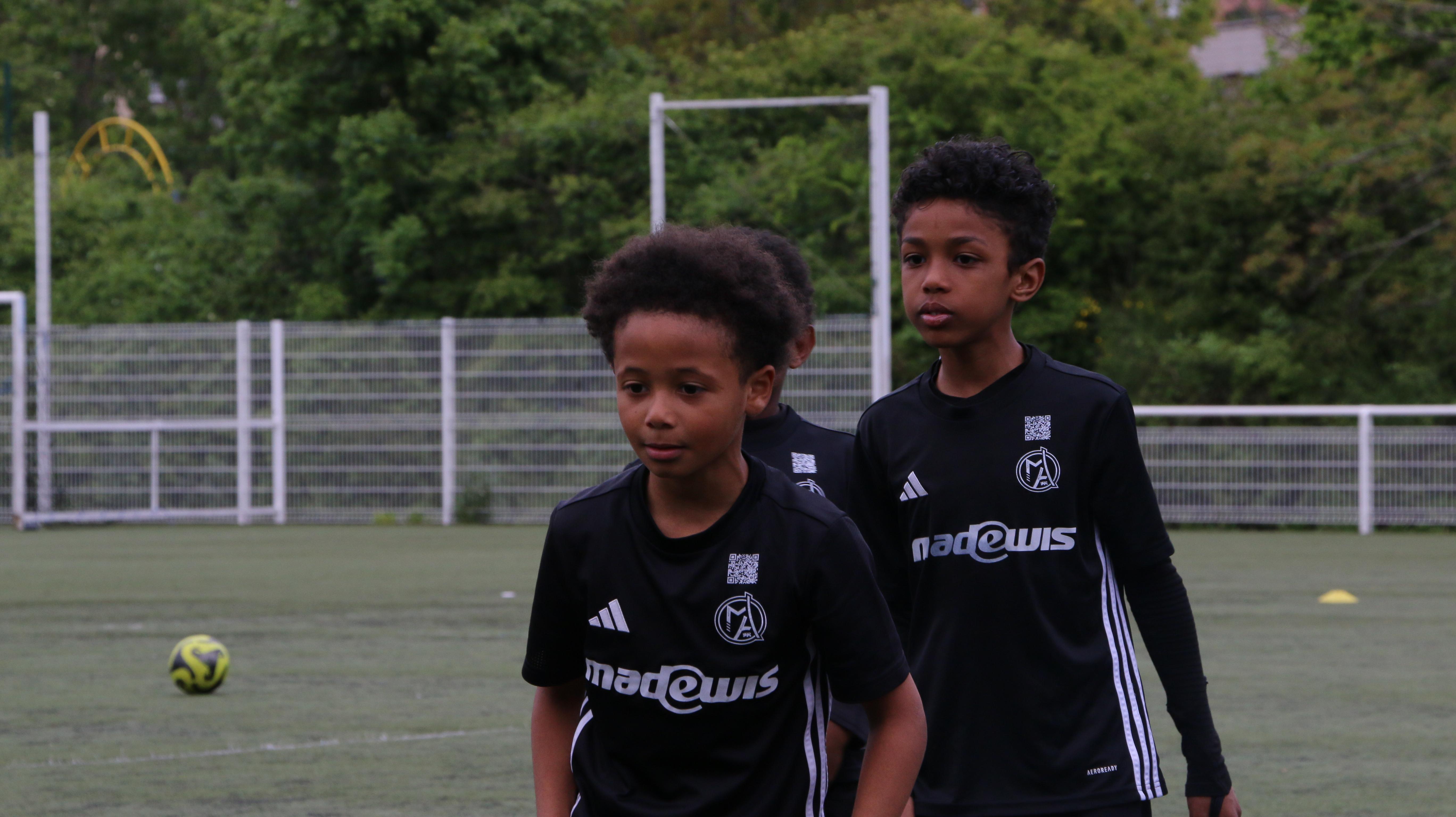 Image de l'entraînement des U8, U9 et U10