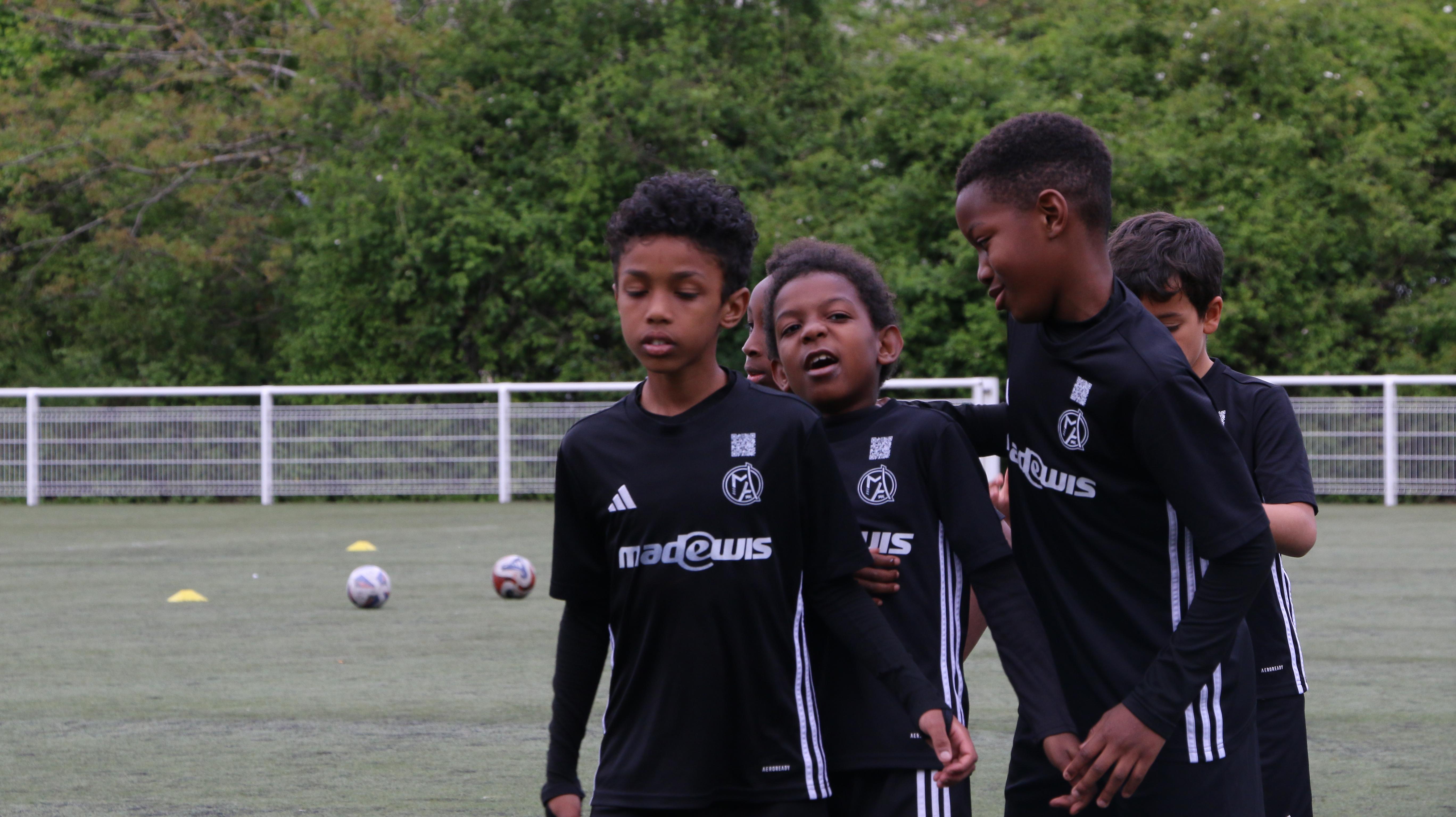 Image de l'entraînement des U8, U9 et U10