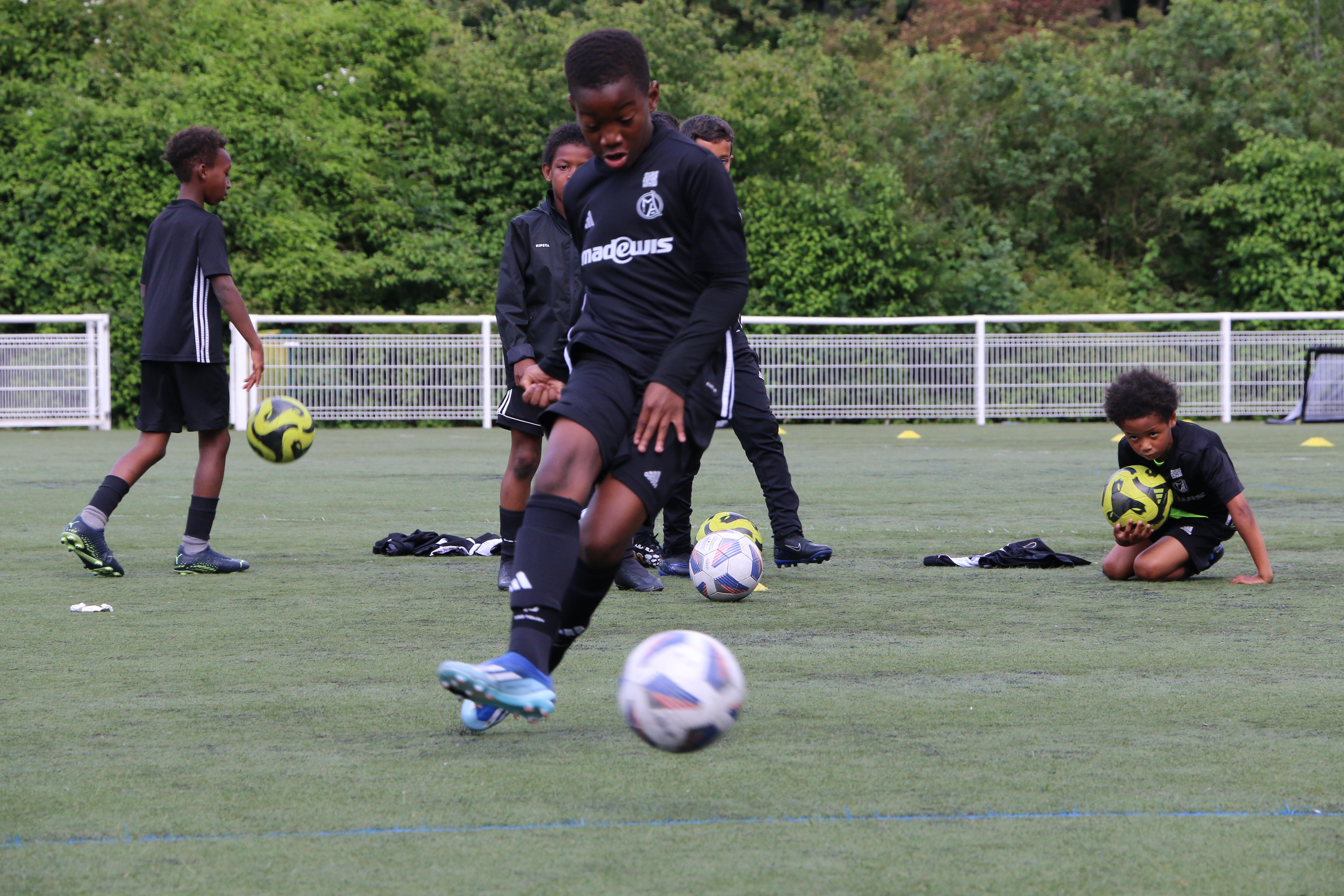 Image de l'entraînement des U8, U9 et U10