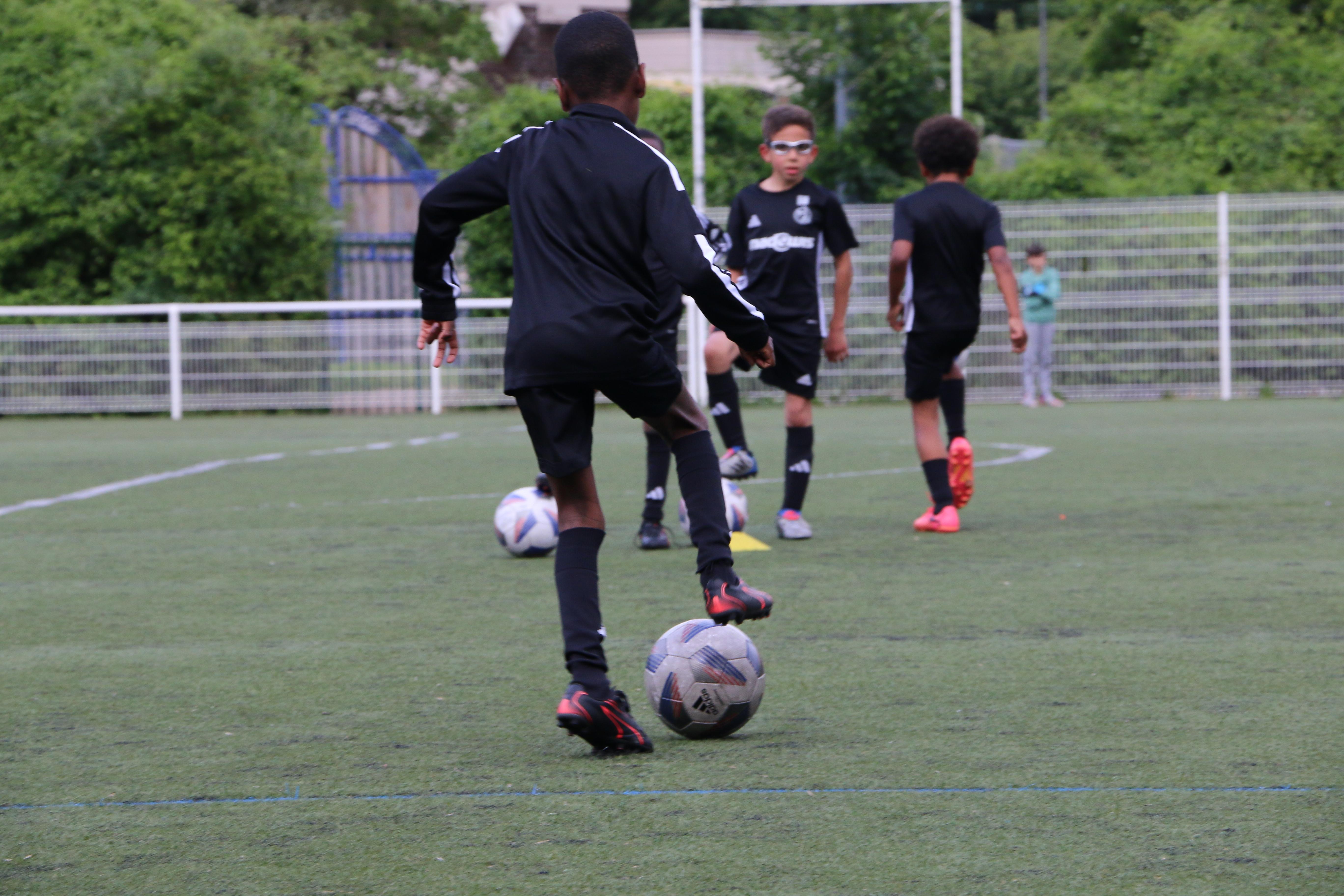 Image de l'entraînement des U8, U9 et U10