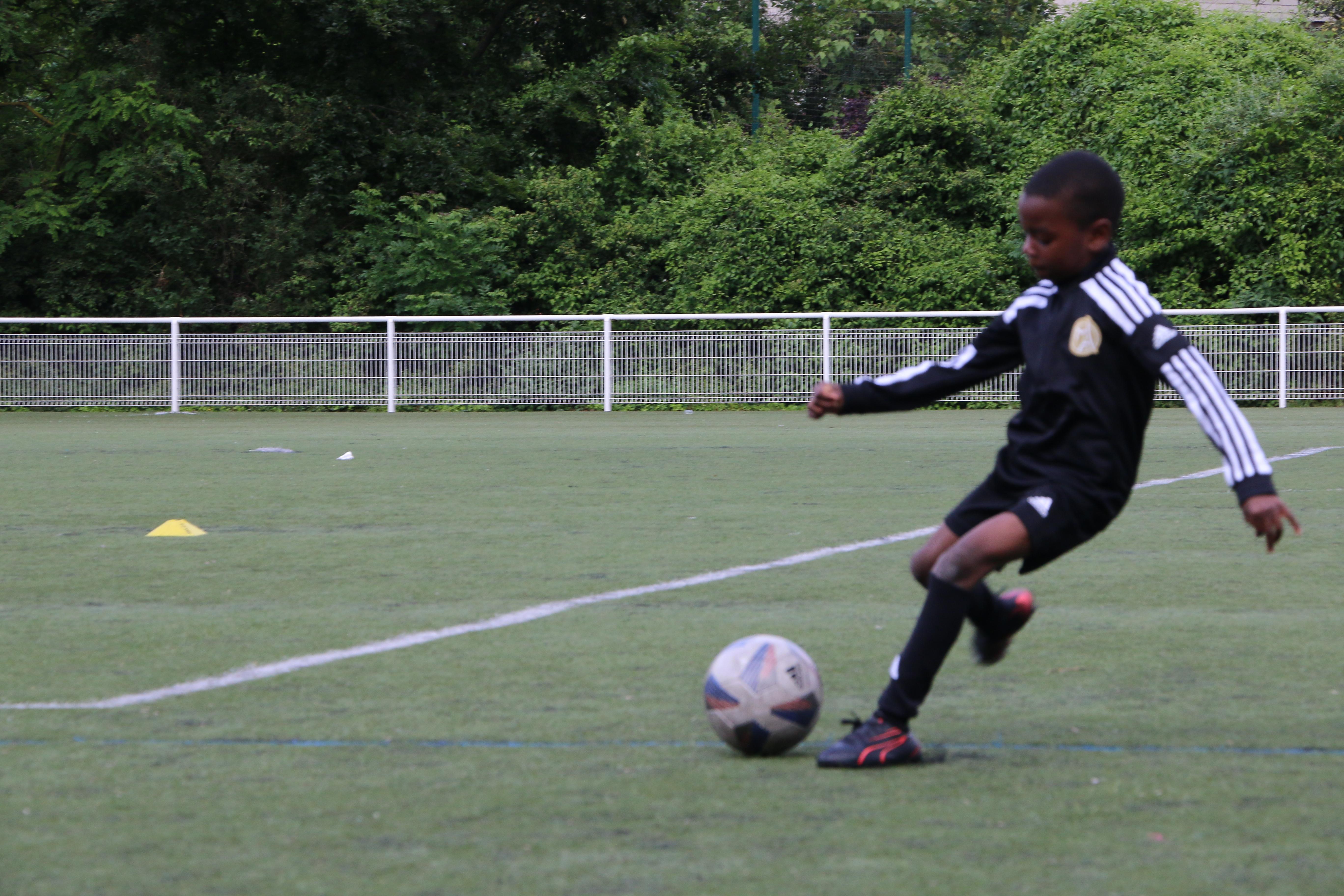 Image de l'entraînement des U8, U9 et U10