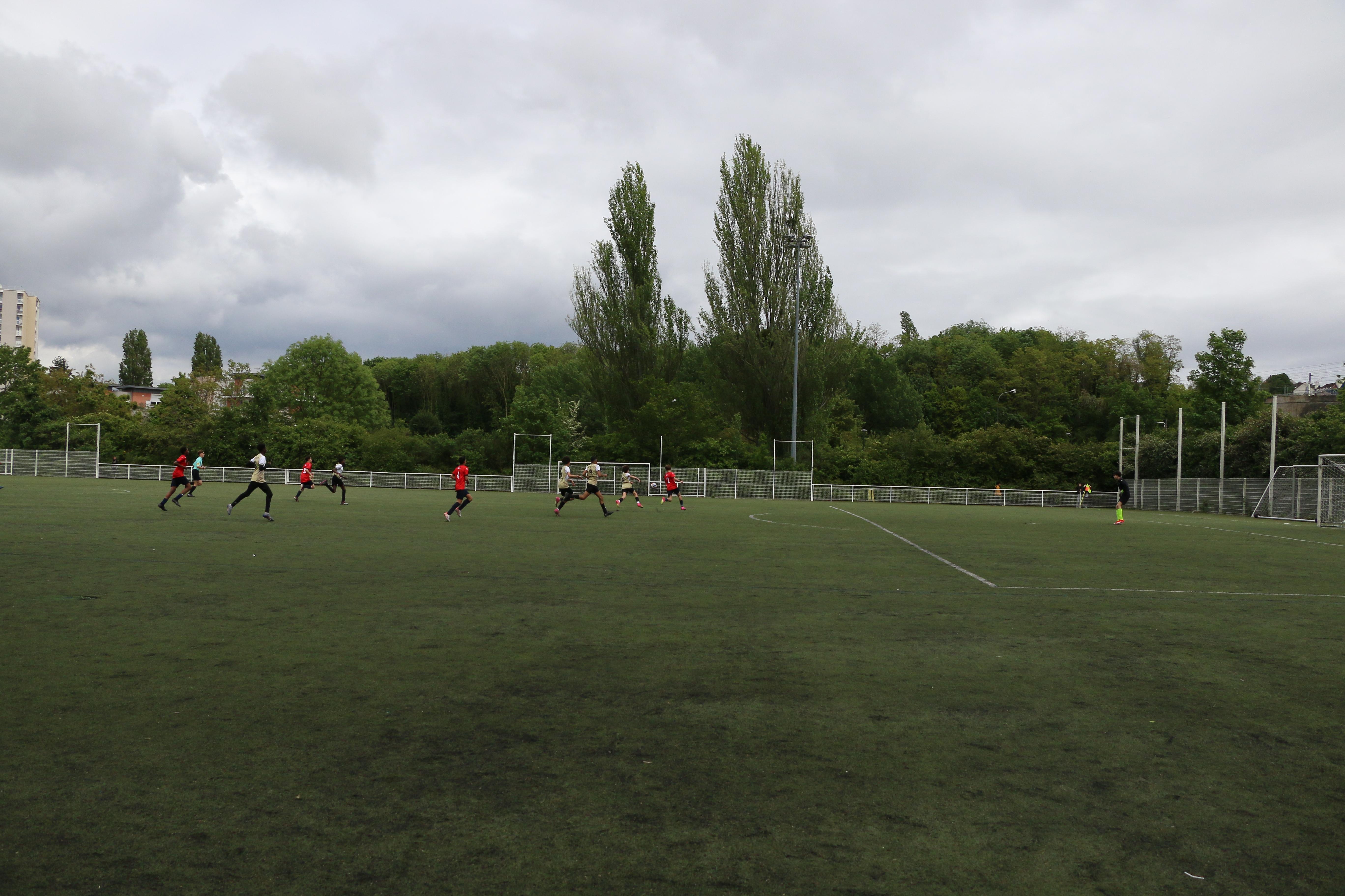 Image du match contre l'équipe de Sucy